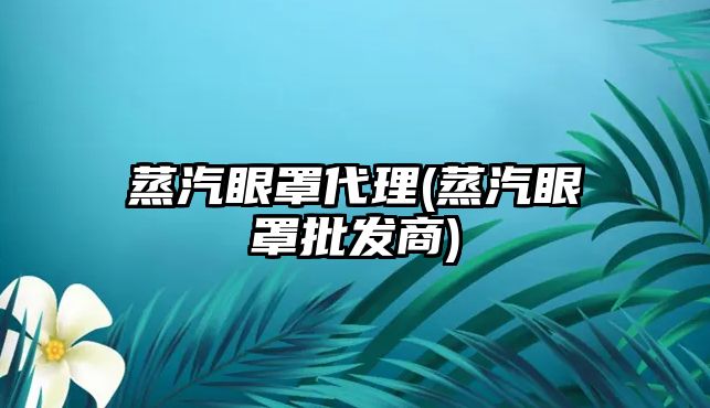 蒸汽眼罩代理(蒸汽眼罩批發(fā)商)